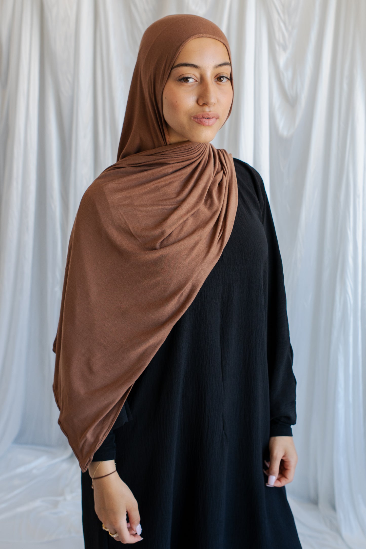 Jersey Hijab | Cocoa