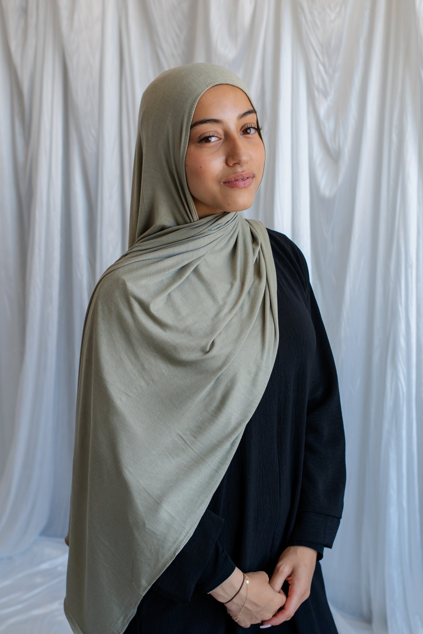 Jersey Hijab | Sage Green