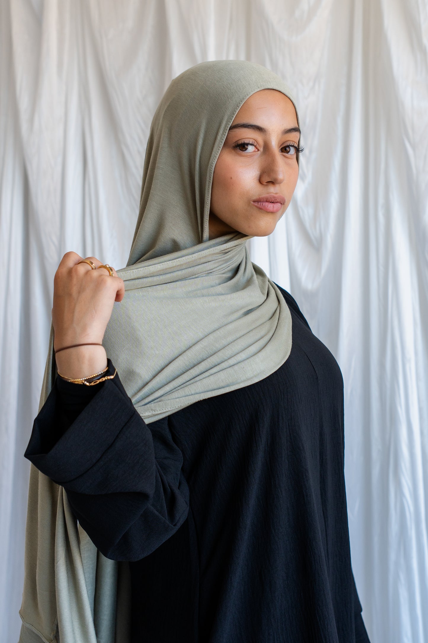 Jersey Hijab | Sage Green