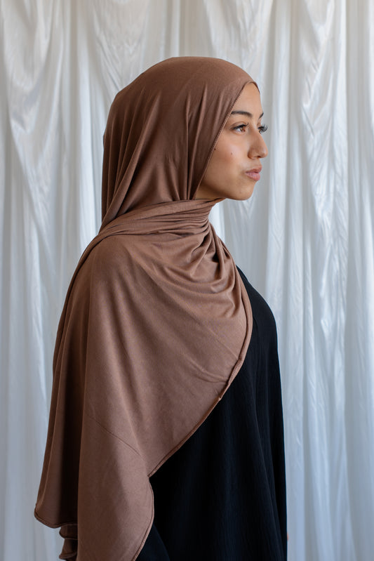 Jersey Hijab | Caramel