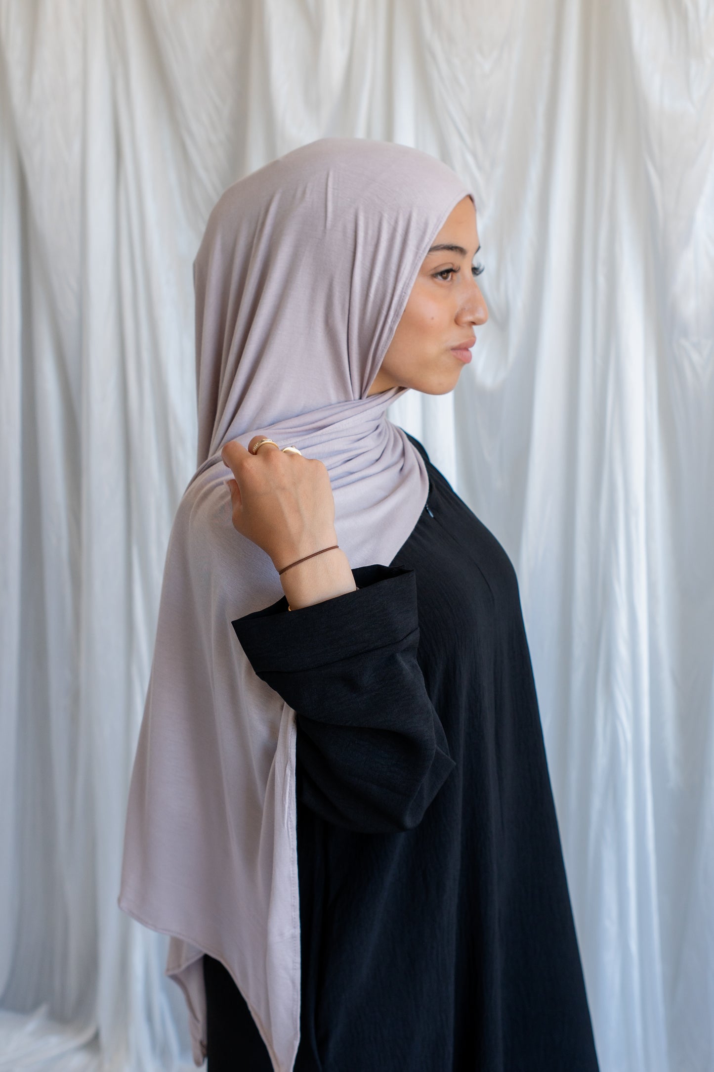 Jersey Hijab | Pale Grey