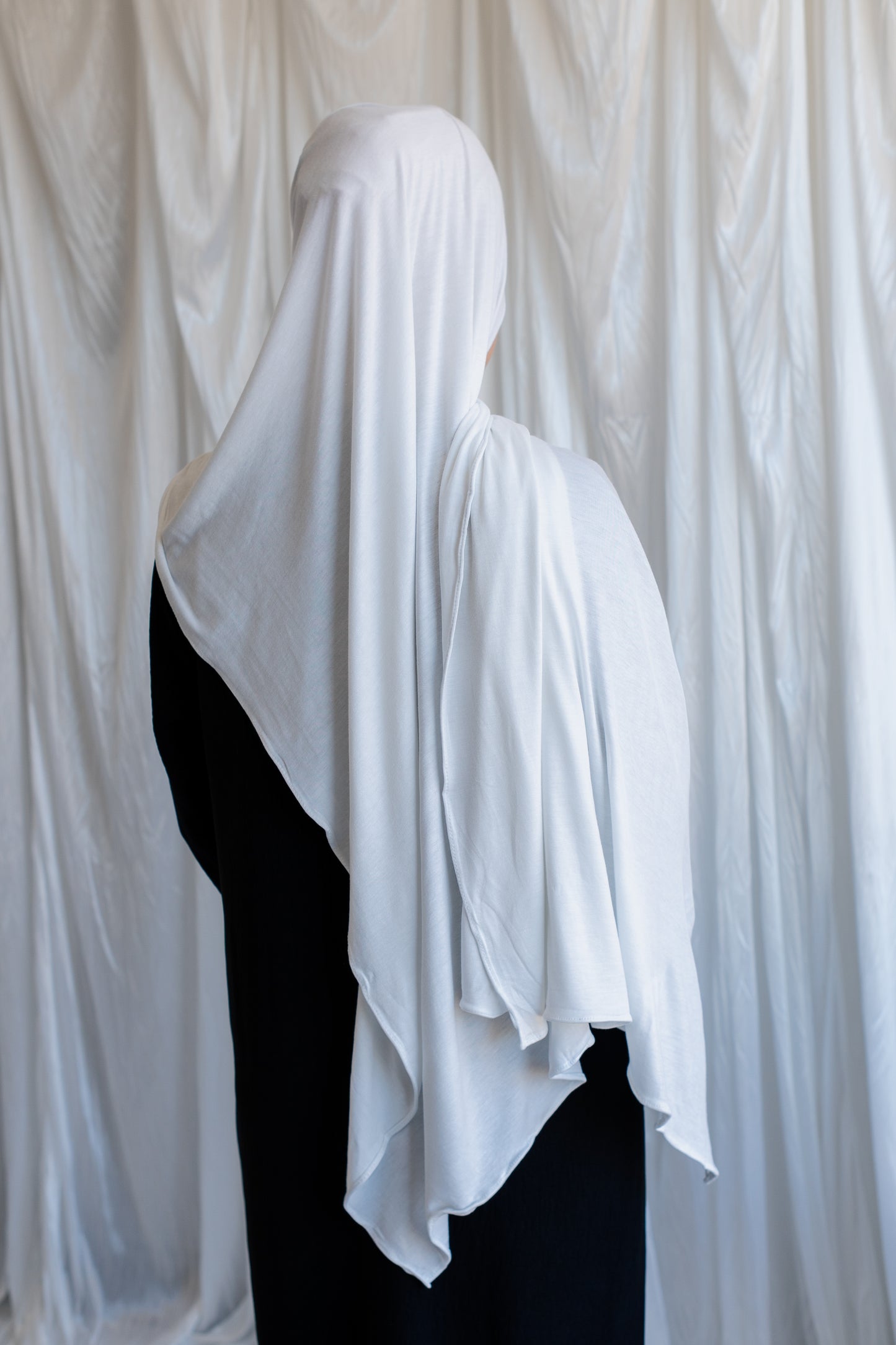 Jersey Hijab | White