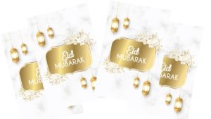 Eid Mubarak Eid Cards | Marble & Gold