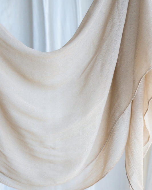 Crinkle Rayon Hijab | Stone