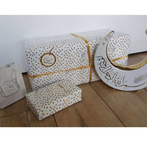 Gift Wrapping Set | White & Gold
