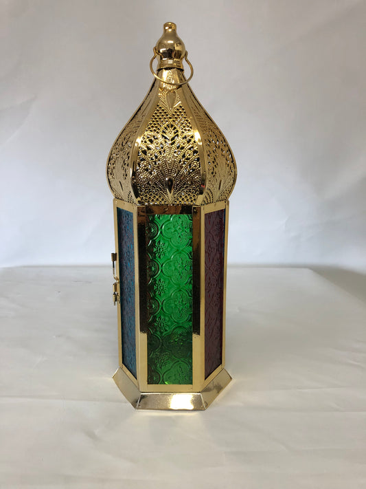Gold Tall Traditional Lantern