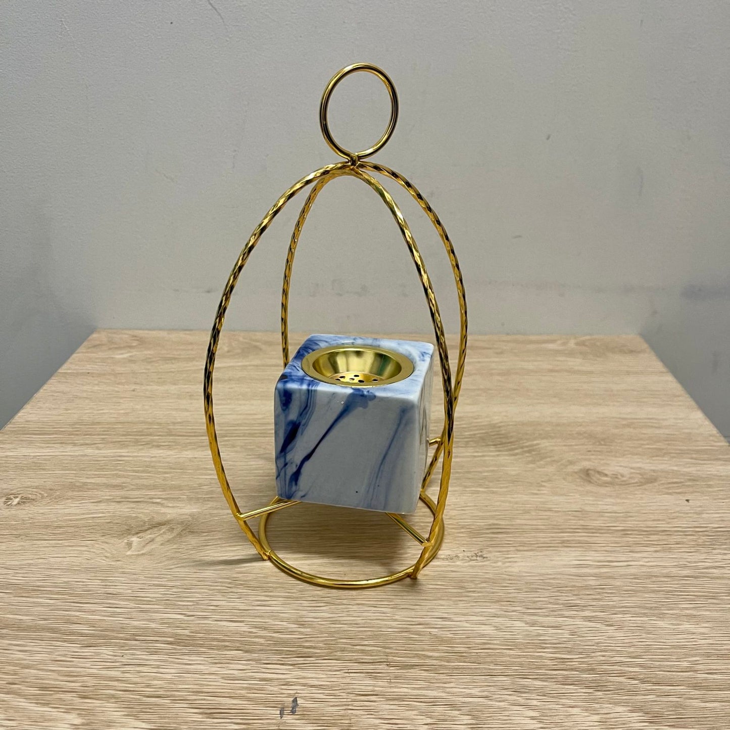 Marble Bukhoor Burner | Blue