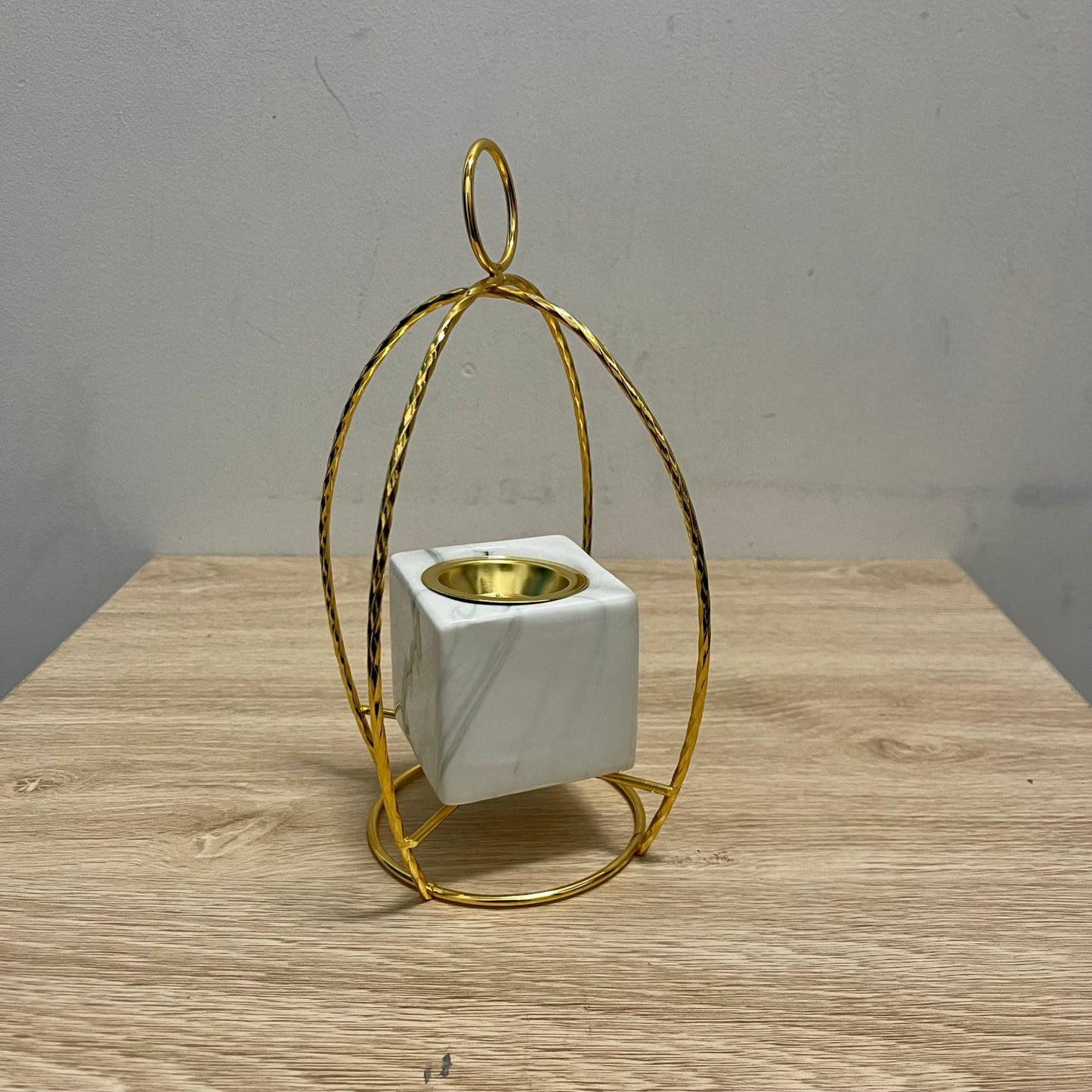 Marble Bukhoor Burner | White