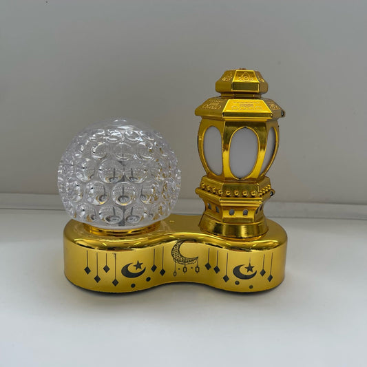 Light-Up Lantern Lamp | Gold