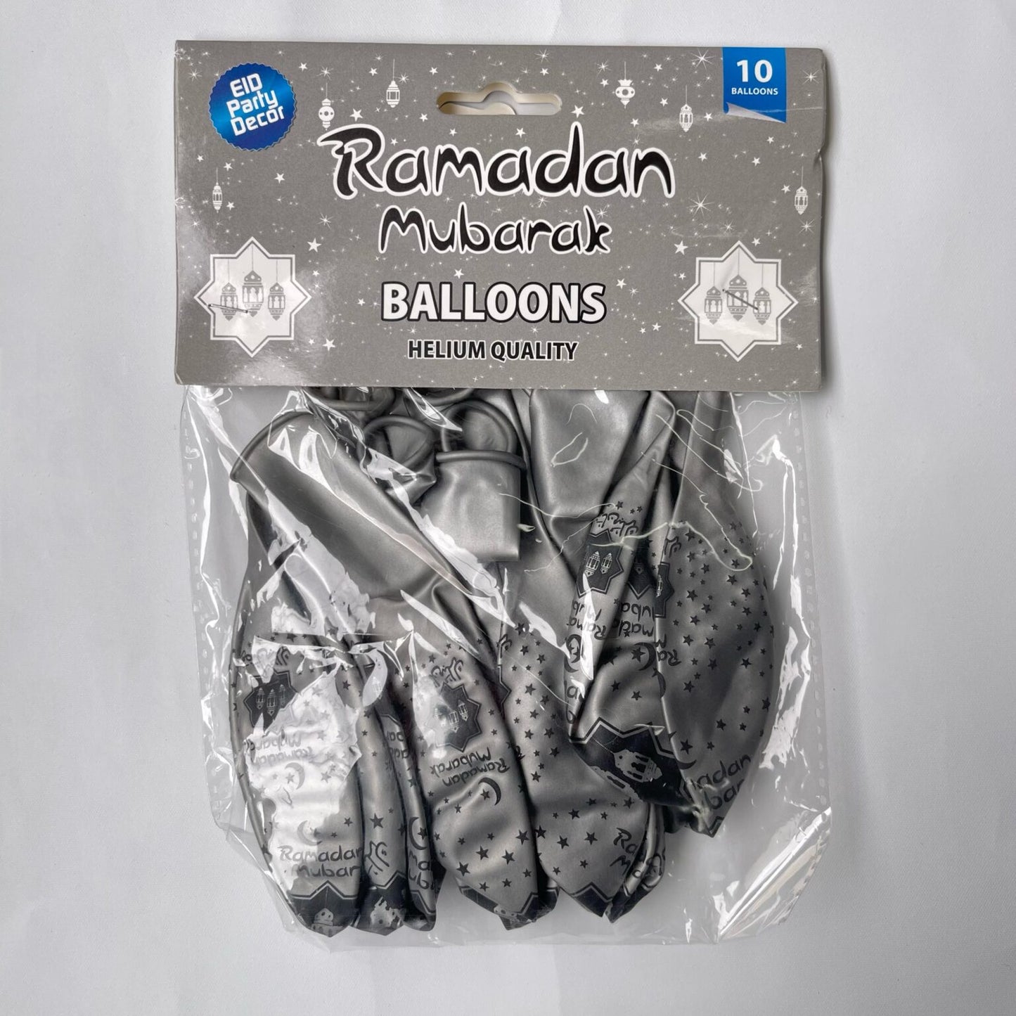 Ramadan Mubarak Balloons | Silver