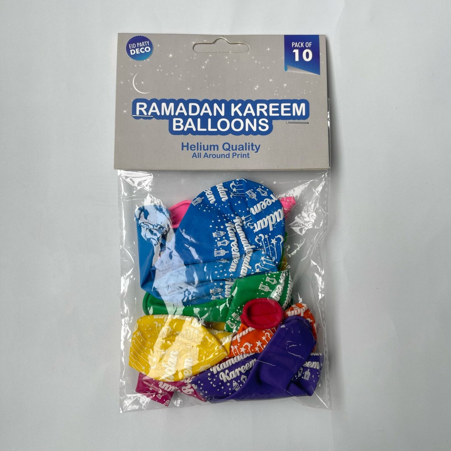 Ramadan Kareem Balloons | Multicolour