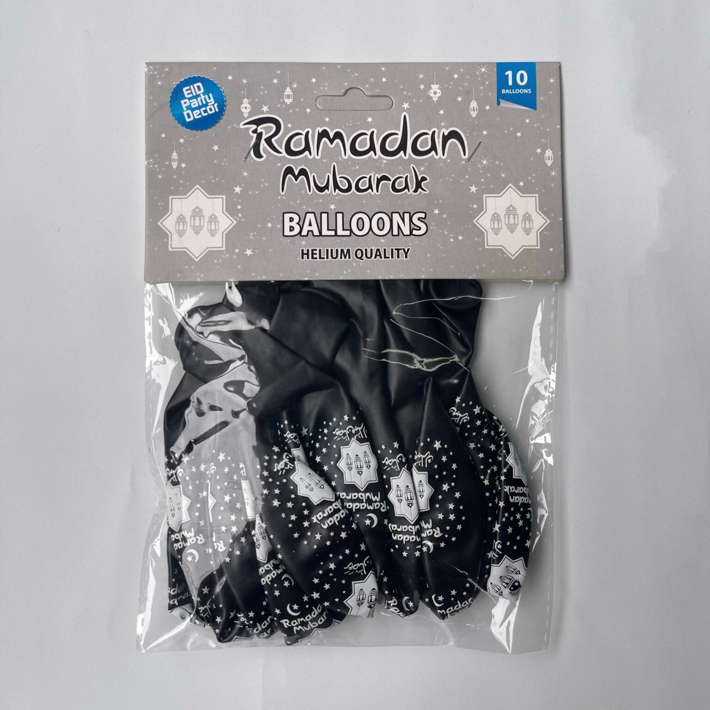 Ramadan Mubarak Balloons | Black