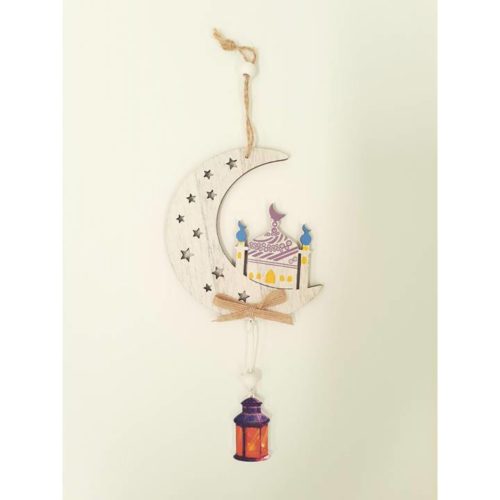 Medium 2 Minarets Hanging Crescent