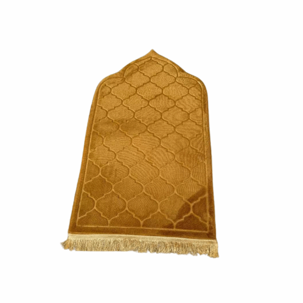 Premium Arched Prayer Mat | Gold
