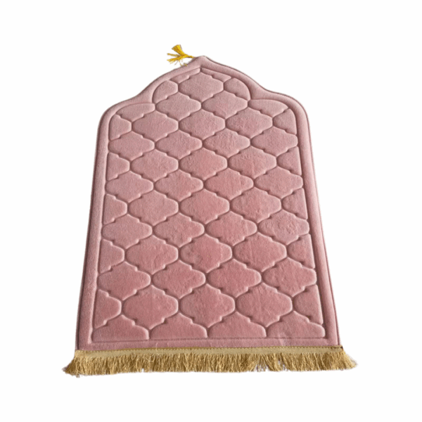 Premium Arched Prayer Mat | Baby Pink