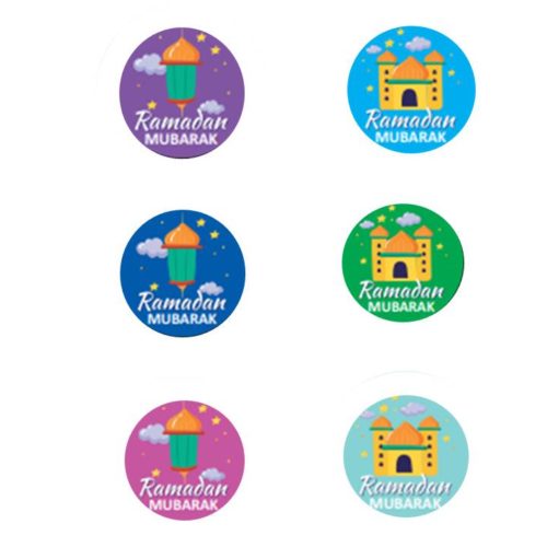 Lantern/Mosque Ramadan Badges | 6 Pack