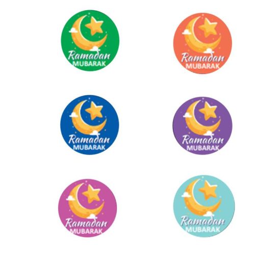 Moon & Star Ramadan Badges | 6 Pack