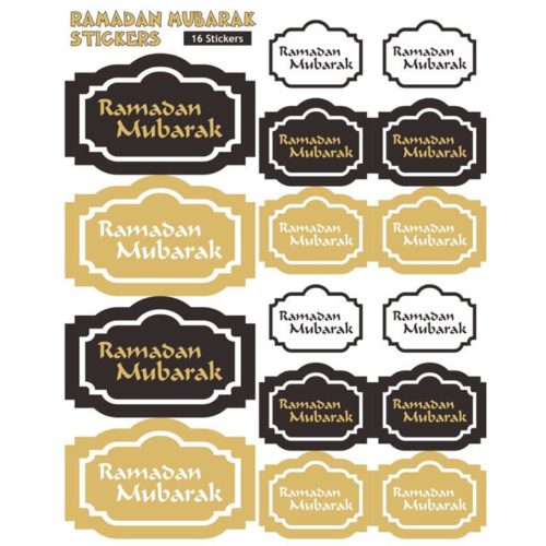 32 Ramadan Mubarak Stickers