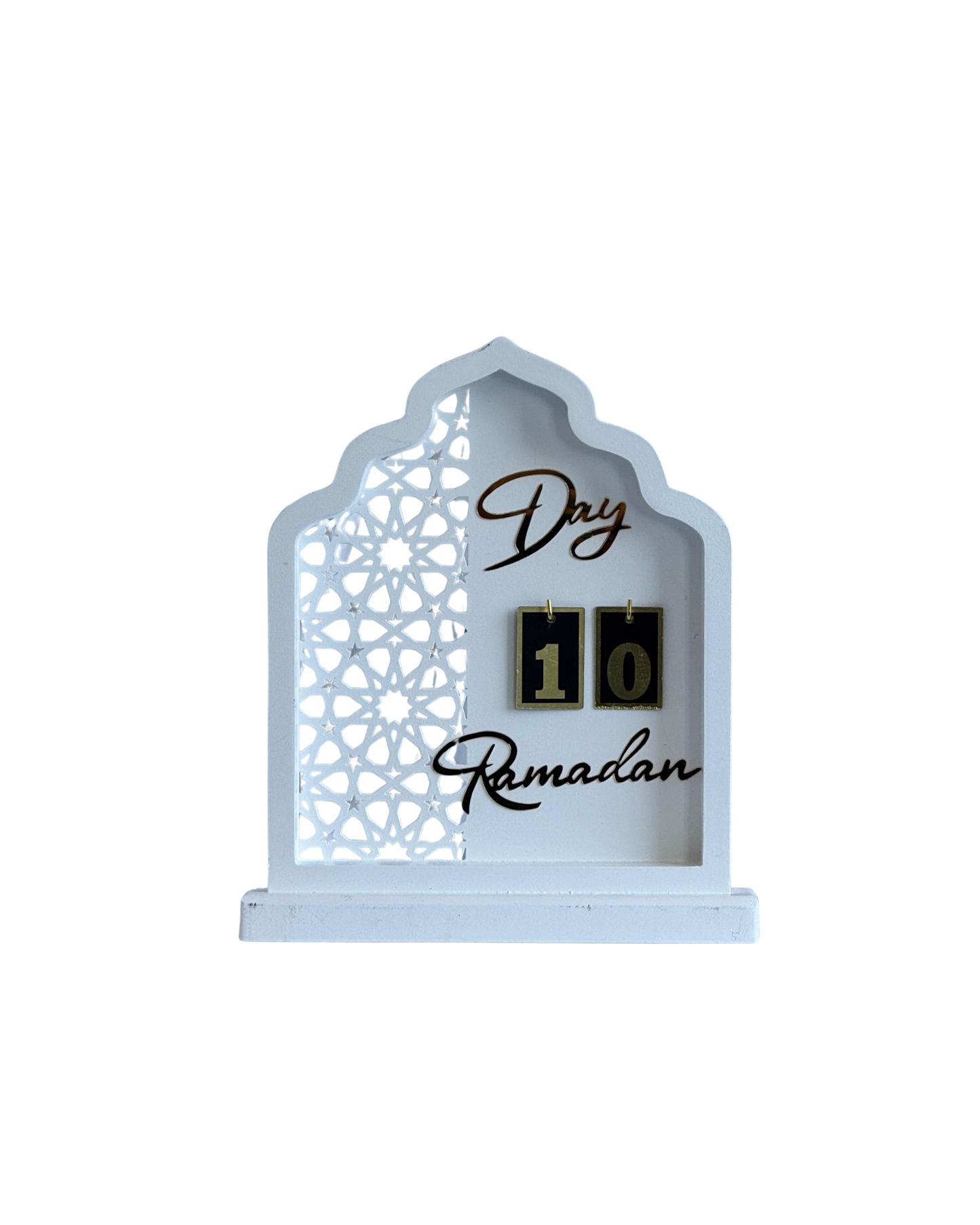 Ramadan Countdown Calender | White