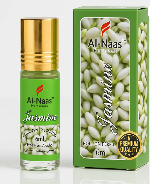 Al Naas Jasmine | 10ml Roll-On Attar