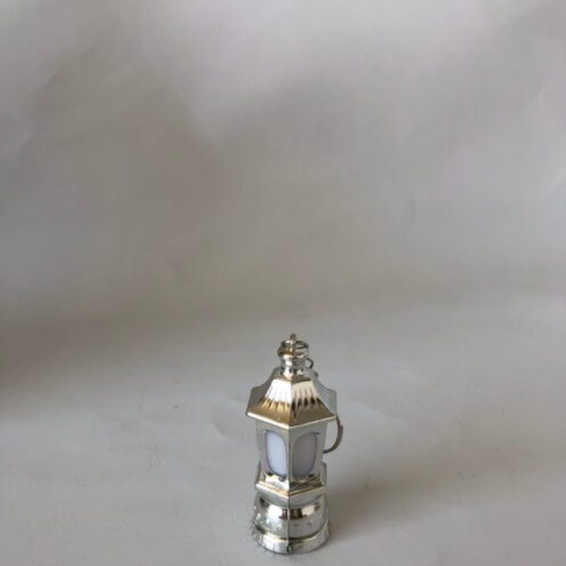 Traditional Silver Lantern Keyring
