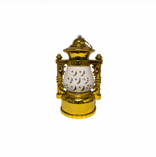 Traditional Crescent Gold Lantern (Medium)