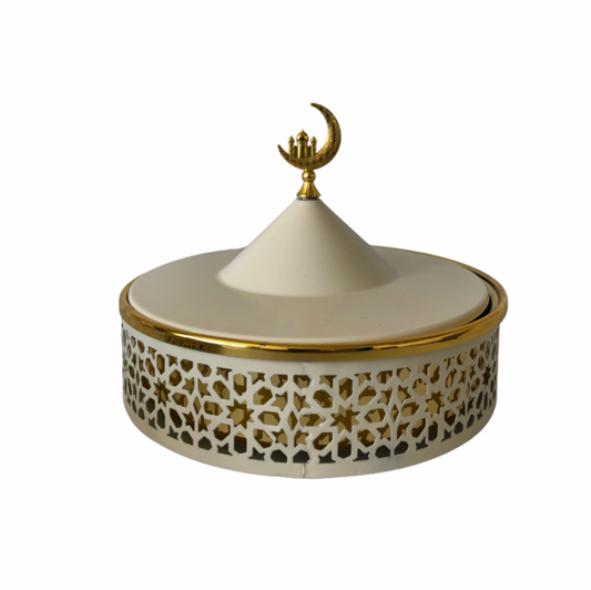 Traditional Large Serving Tray - White