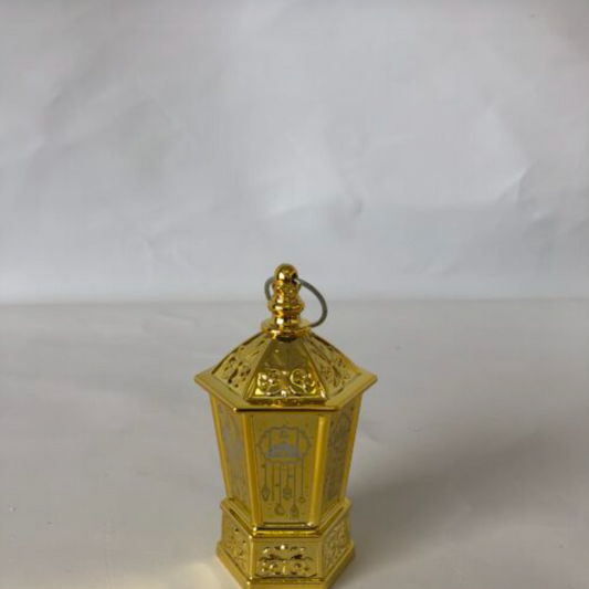 Crescent Mini Gold Lantern