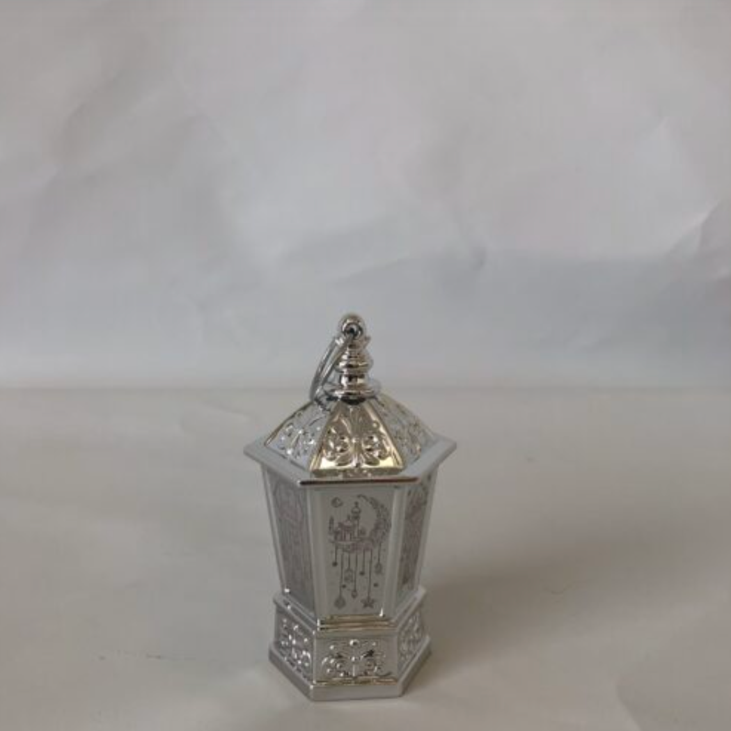 Crescent Mini Silver Lantern