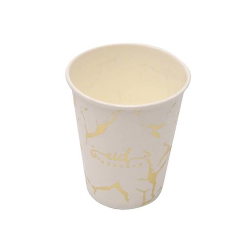 10 pack of Eid Mubarak Paper Cups | White Marble