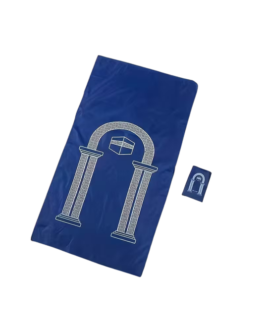 Waterproof Travel Prayer Mat | Dark Blue