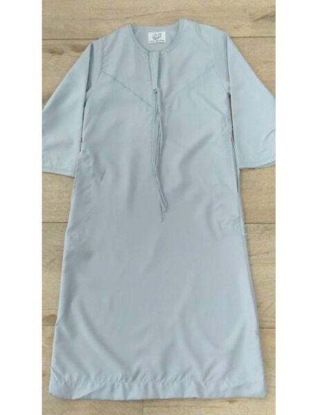 Omani Thobe Size 50 | Light Grey