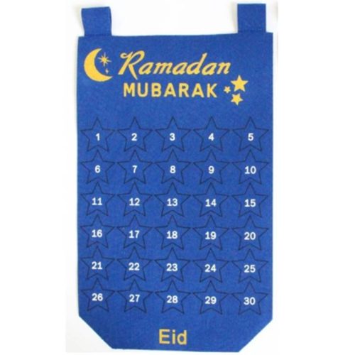 Felt Ramadan Countdown Calendar | Blue