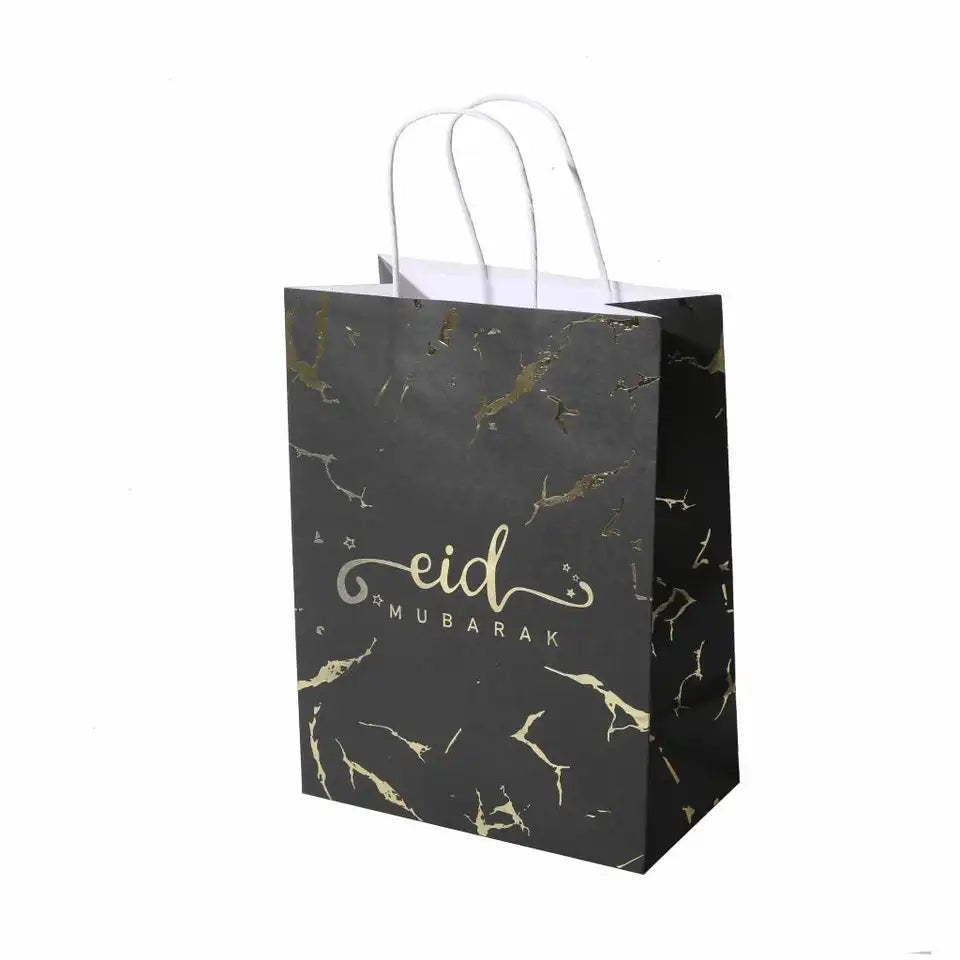 Eid Mubarak Gift Bag | Black & Gold