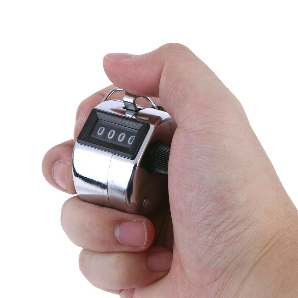 Hand Tally Counter - 4 Digit - Metal