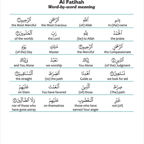 A Student's First Guide to Juz 'Amma With Transliteration & Word Meaning (Bonus QR Code)